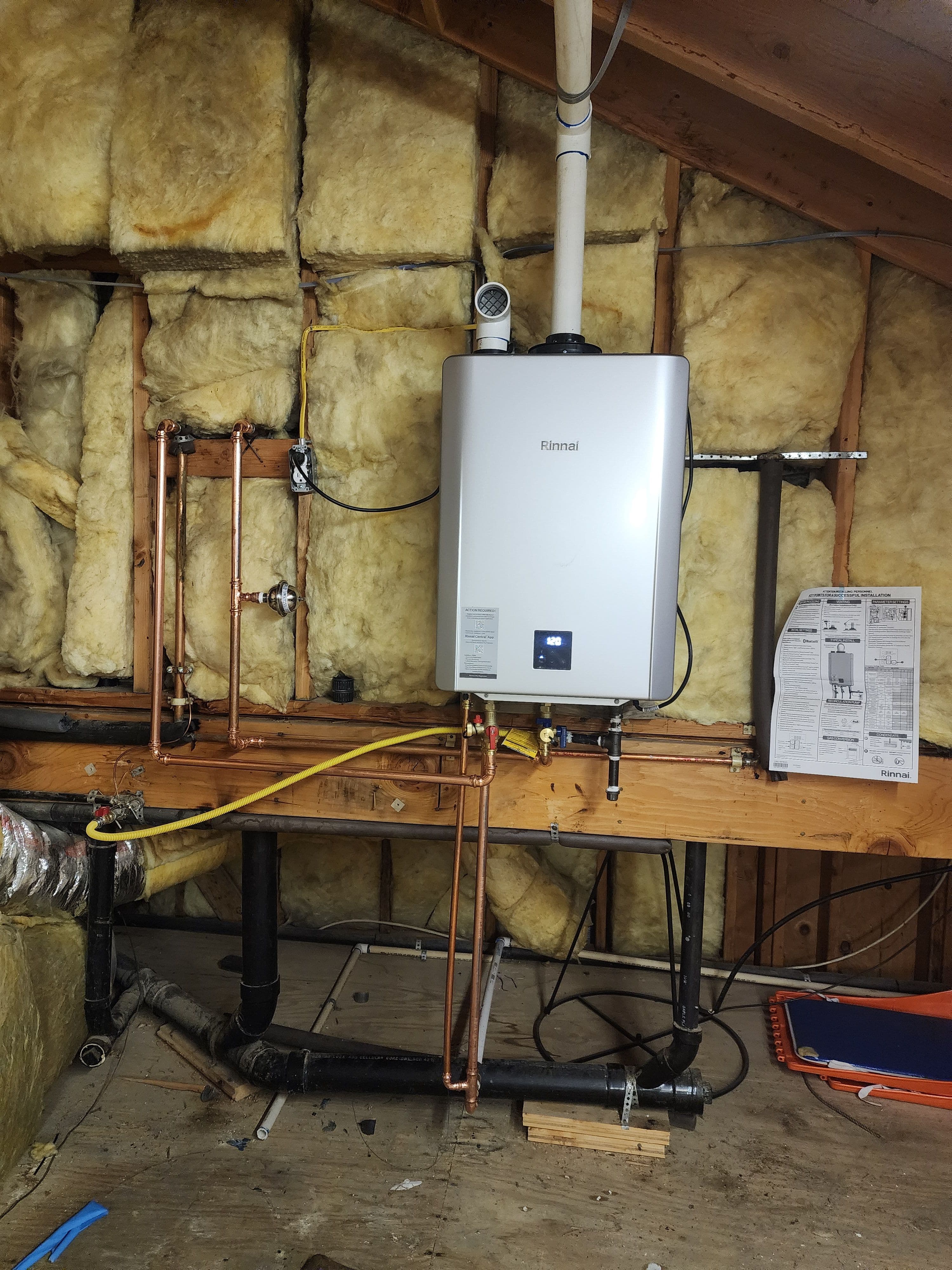 Project Rinnai Tankless Water Heater Installation Done Right image