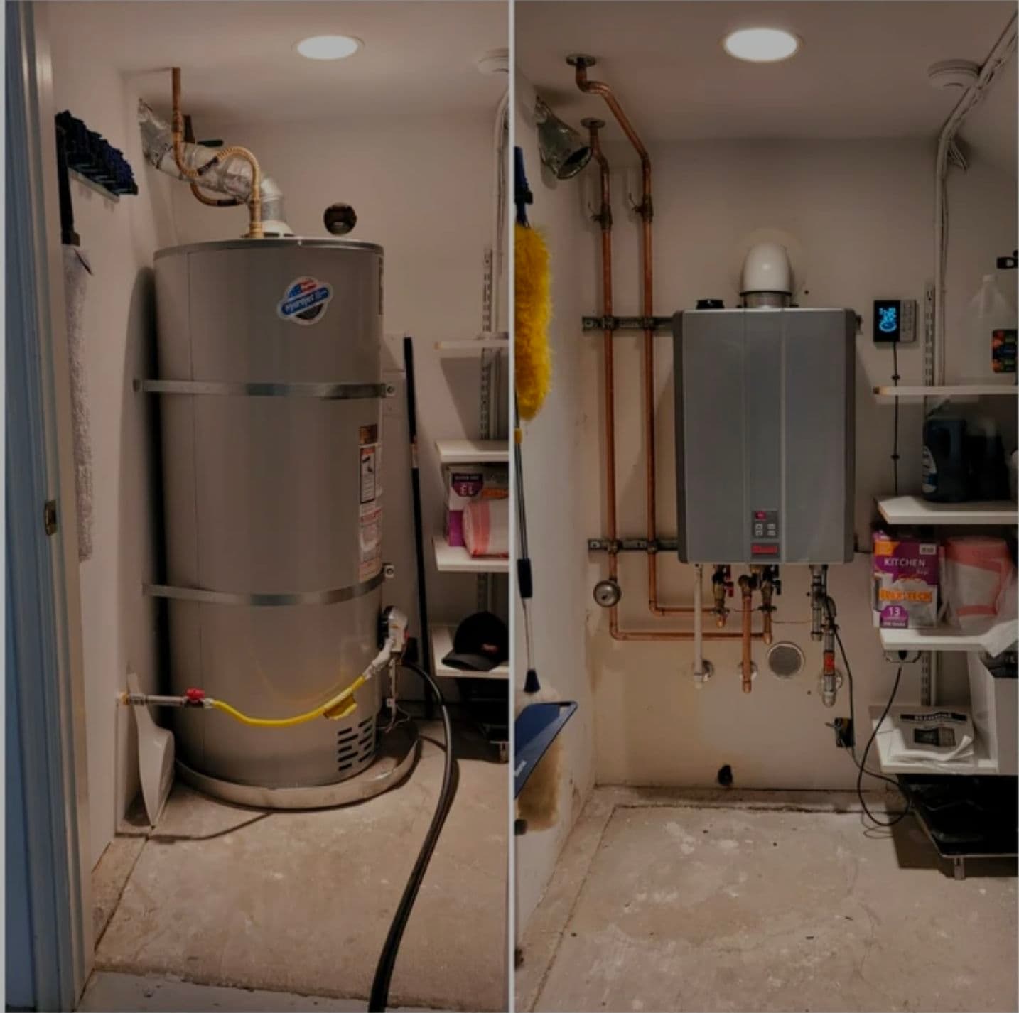 Project Switching to a Sleek Tankless Water Heater image
