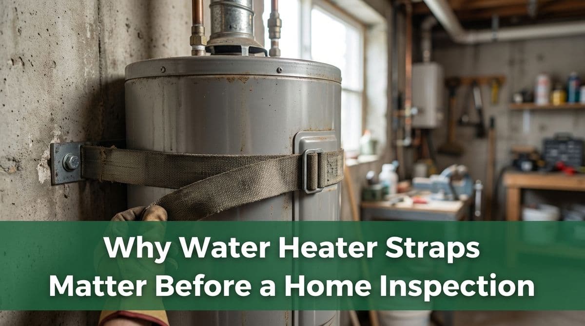 Featured post - Why Water Heater Straps Matter Before a Home Inspection