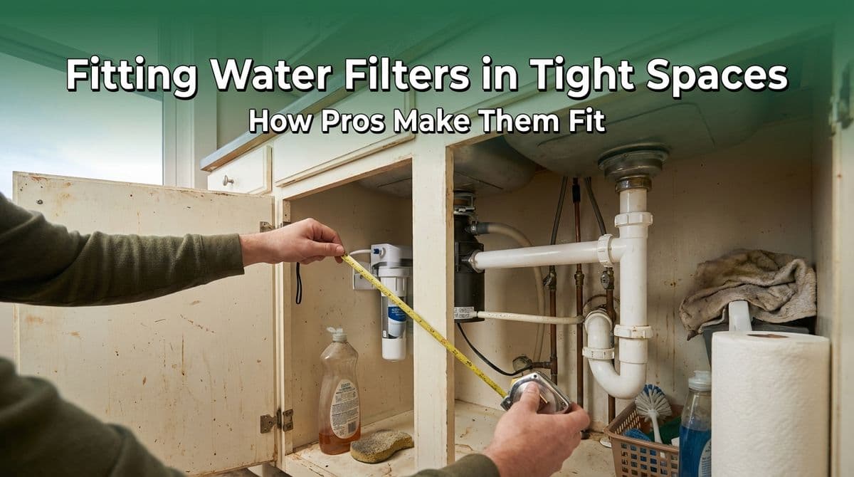 Under-Sink Water Filters in Tight Spaces: How Pros Make Them Fit image