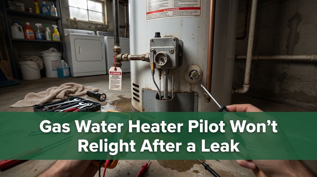 Blog post Gas Water Heater Pilot Won’t Relight After a Leak image