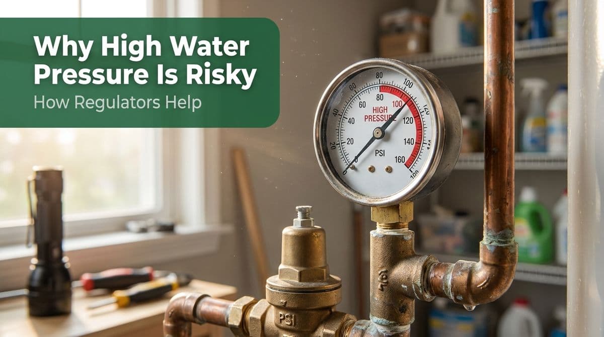Why High Water Pressure Is Risky & How Regulators Help image
