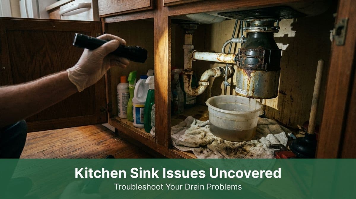 Kitchen Sink Backing Up & Disposal Leaking? Here’s What It Means image