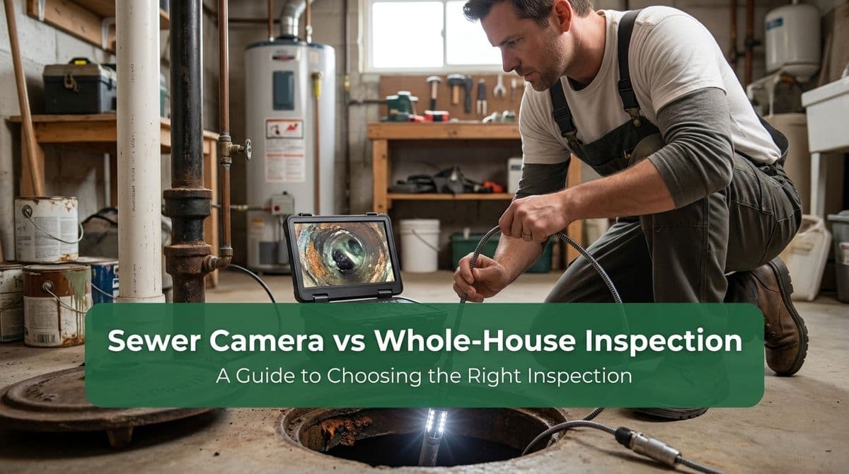Sewer Camera vs Whole-House Plumbing Inspection: A Guide image